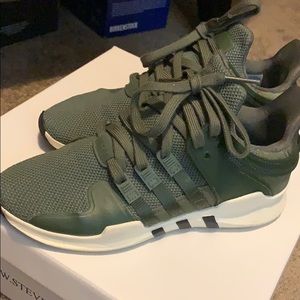 Adidas EQT green sneakers